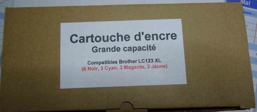 15 cartouches d'encre neuves LC123 XL Brother10 Téléphones et tablettes