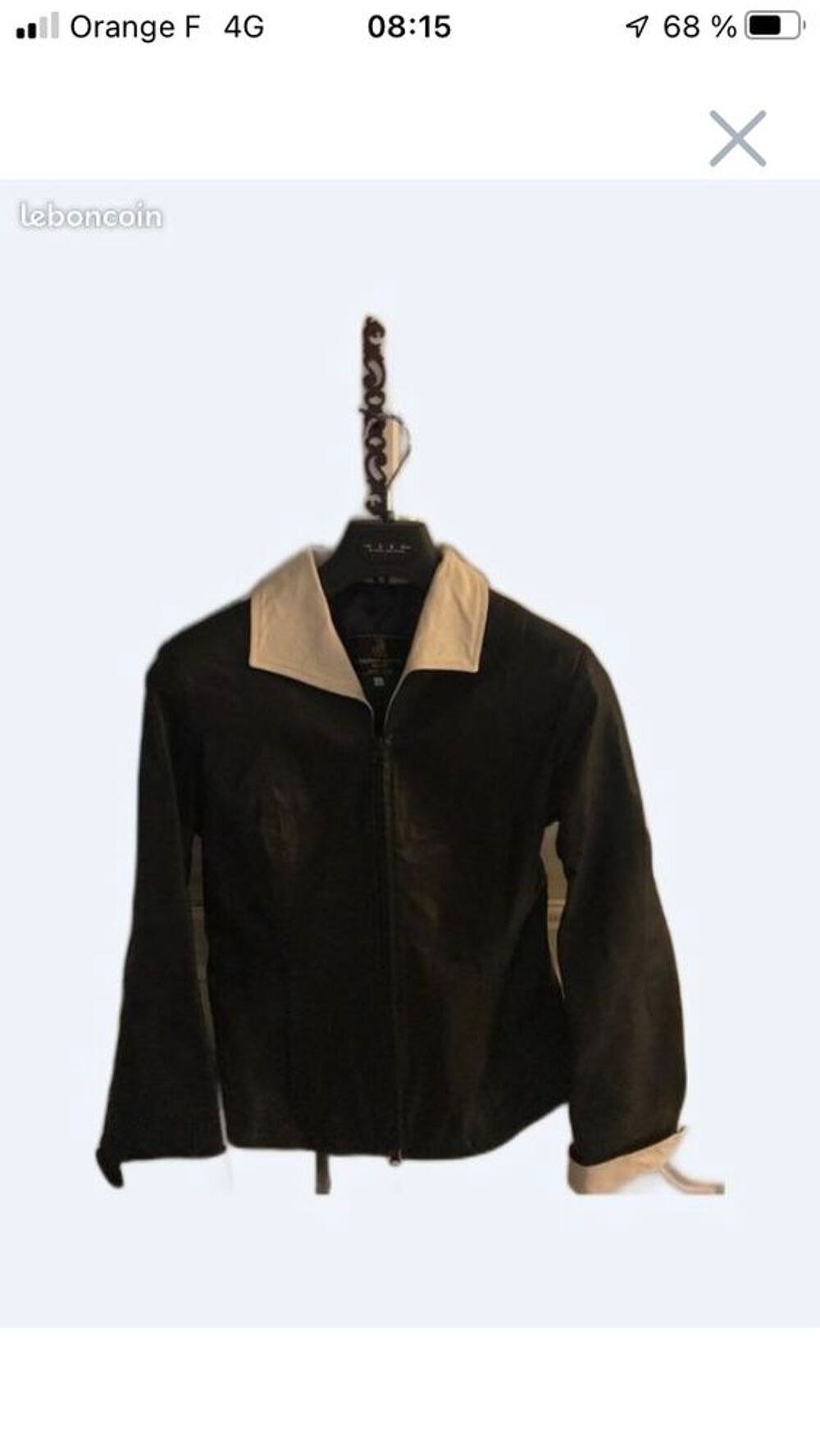 tr&egrave;s belle veste tout cuir Vêtements