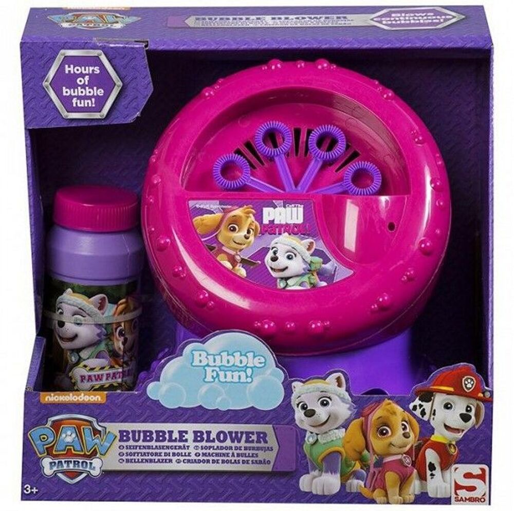 Un Souffleur Machine &agrave; Bulles Pat Patrouille filles + 1 Falc Jeux / jouets