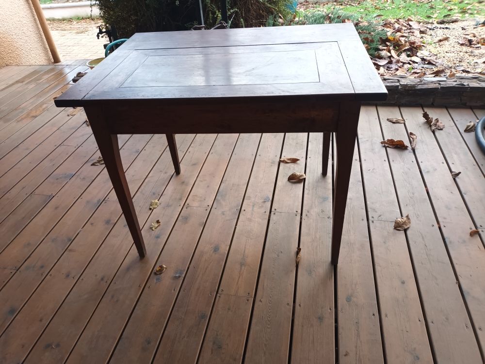 Bureau bois massif avec pupitre Meubles