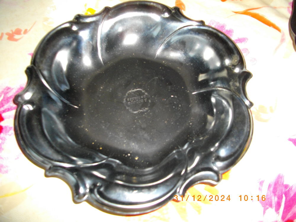 Plat rond creux en inox - Diam&egrave;tre : 25,5 cm Cuisine