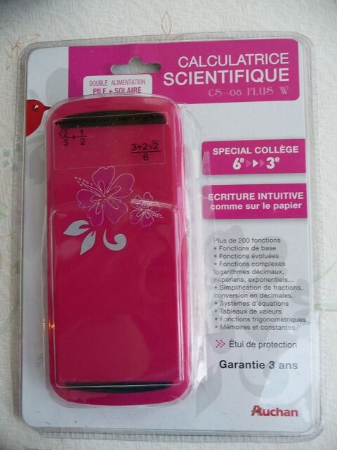 Calculatrice Scientifique Sp�ciale Coll�ge 6�me-3�me 15 Celles-sur-Belle (79)