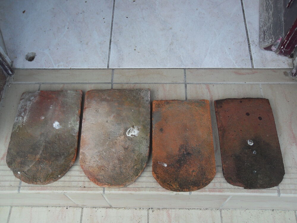 tuiles plates arrondies et &eacute;caille anciennes Bricolage