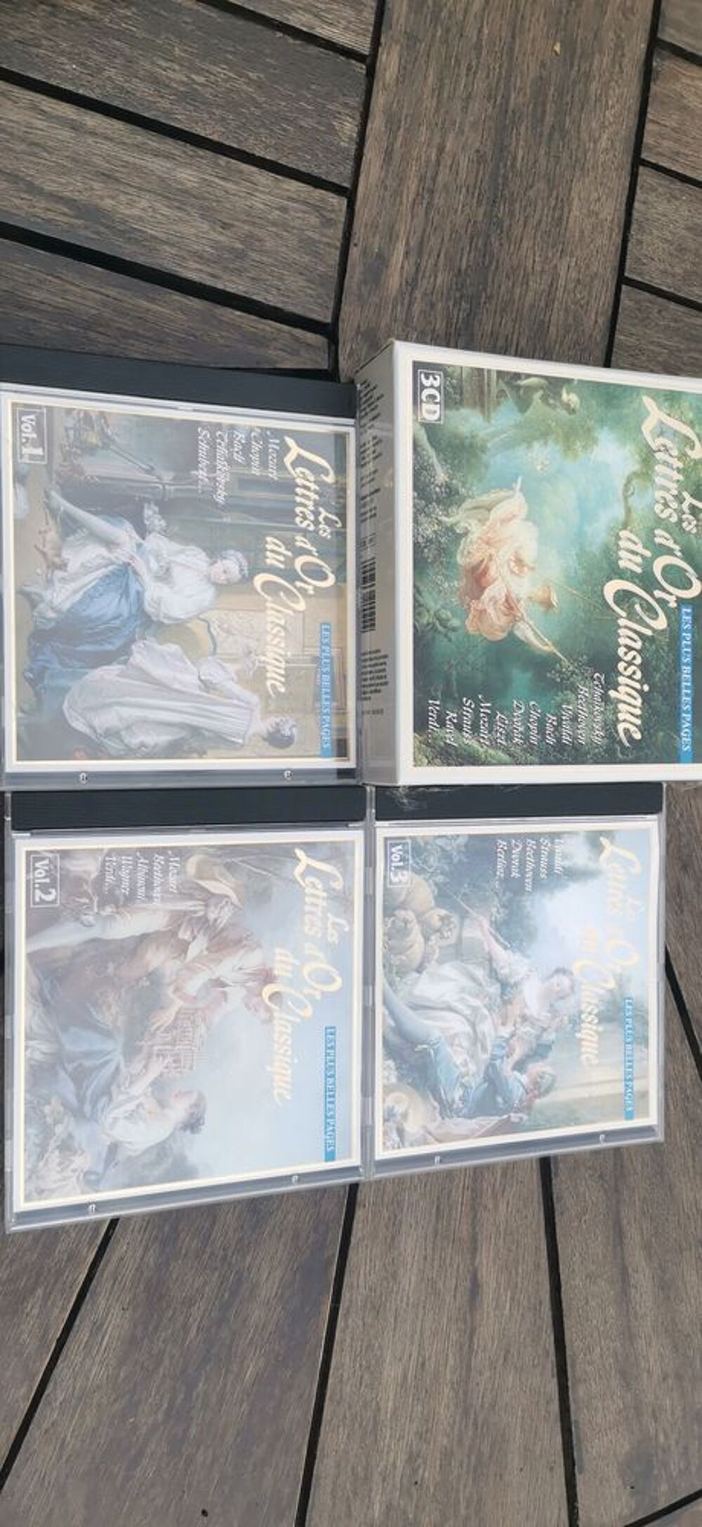 COFFRET DE 3 CD LES LETTRES D'OR DU CLASSIQUE CD et vinyles