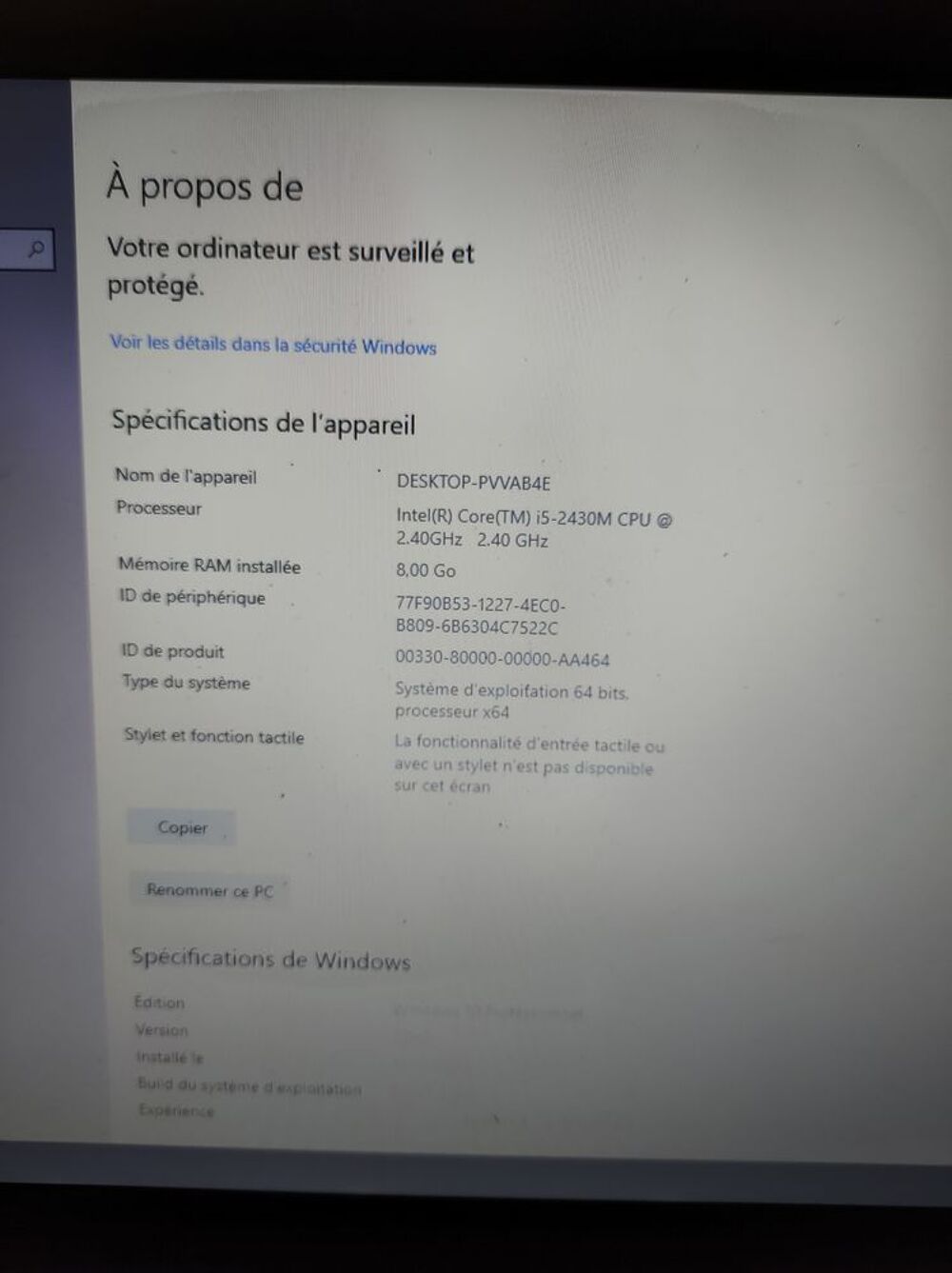 Ordinateur portable hp pavillon dv7 Matériel informatique
