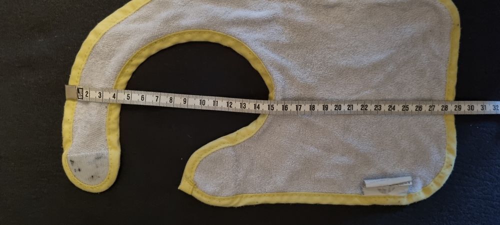 Bavoir scratch - Babycalin - "Mon b&eacute;b&eacute; ador&eacute;" 29 cm de long. Puériculture