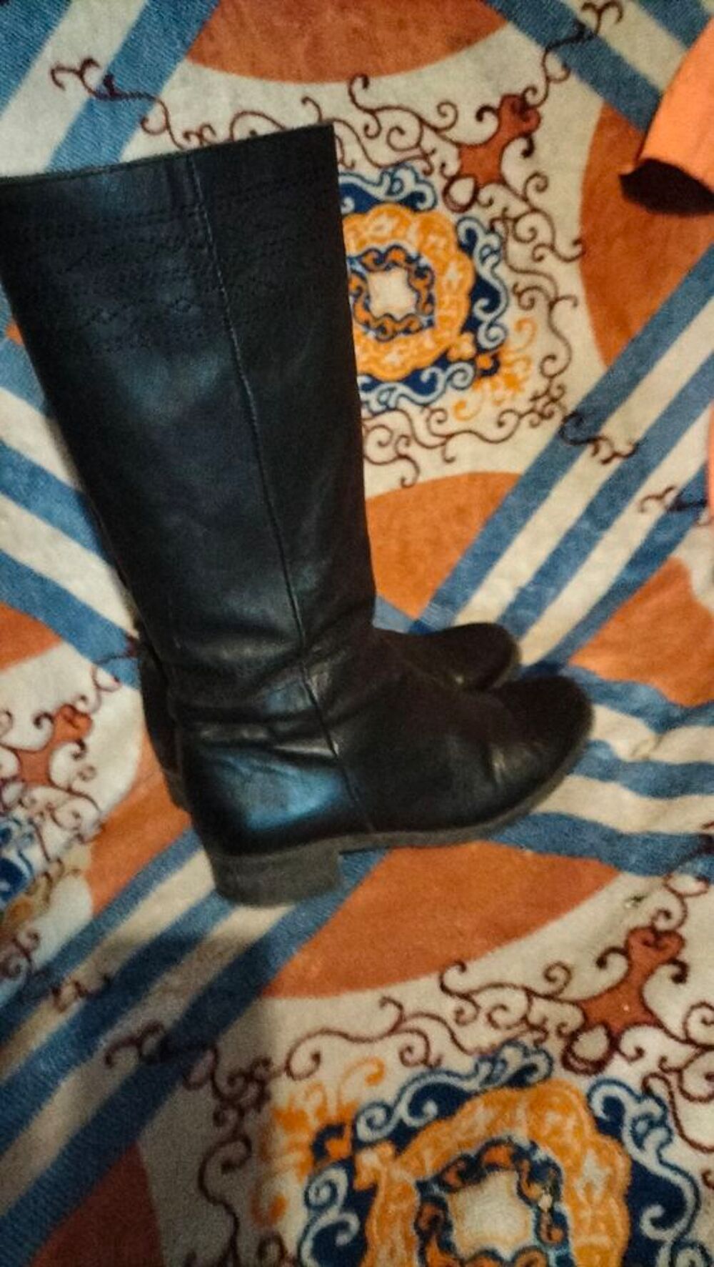 Bottes cuir san marina pointure 37 tr&egrave;s bon &eacute;tat Chaussures