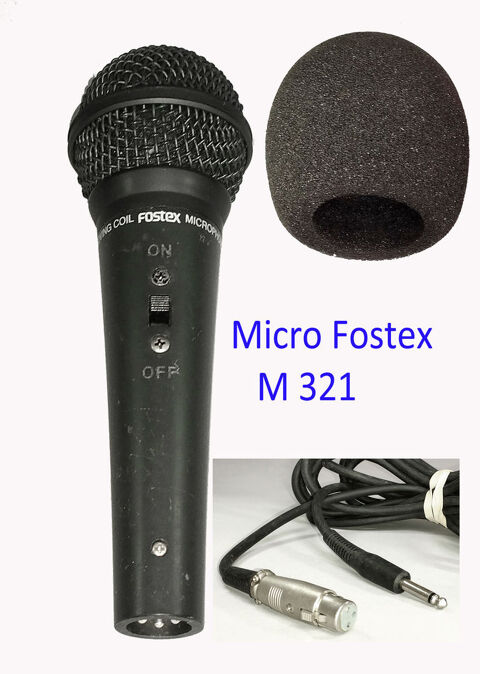 MICROPHONE  FOSTEX M 321 25 Creil (60)