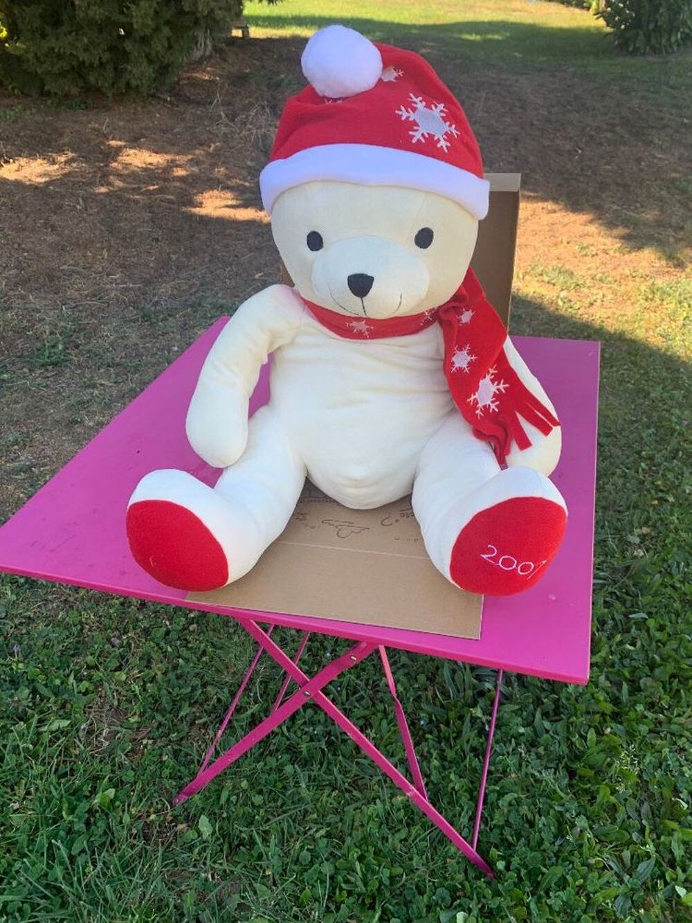 GR0S OURS EN PELUCHE BOHOMME DE NEIGE Jeux / jouets