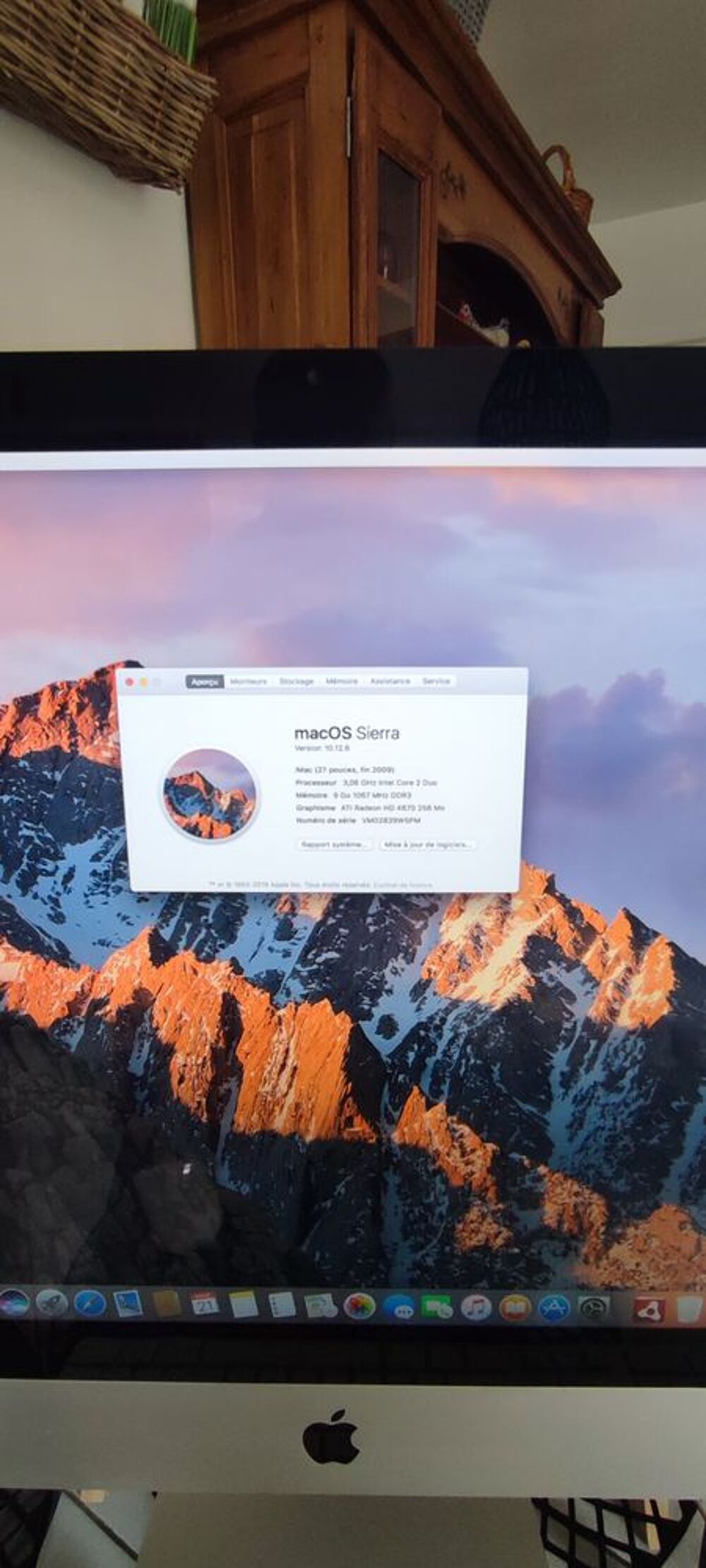 iMac 27 pouces de 2009 Matériel informatique