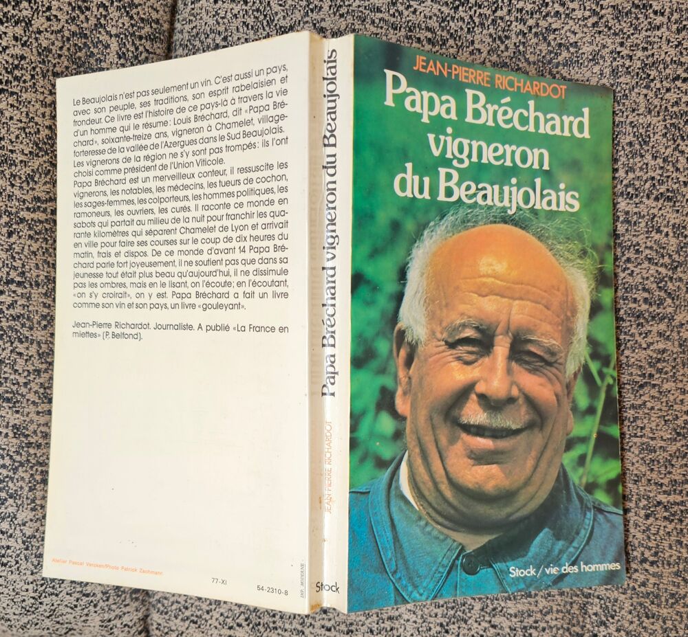 Papa Br&eacute;chard vigneron du Beaujolais Livres et BD