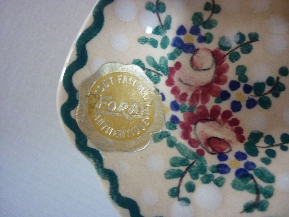 Bougeoir porcelaine vide-poche (FORAH fait main) Décoration