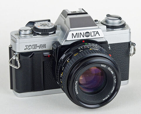 Boîtier Minolta XG-M et ses objectifs 200 Montreuil (93)