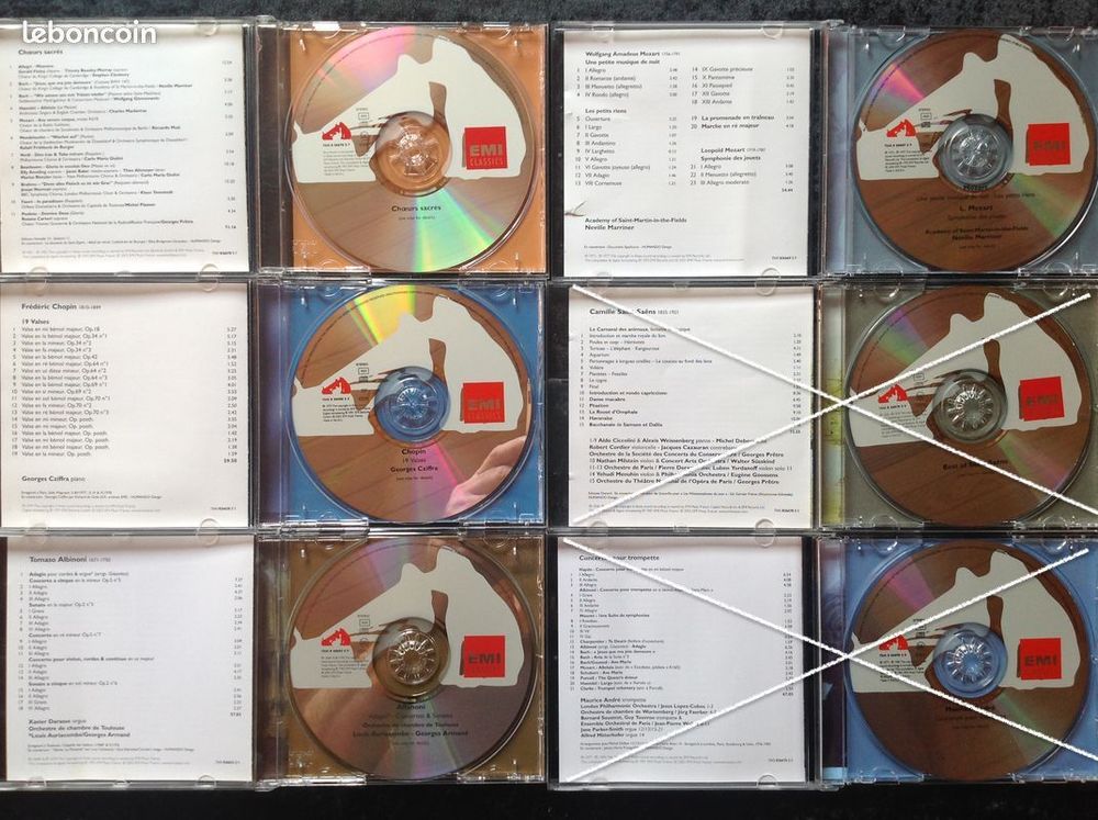 COLLECTION 4 CD EMI CLASSICS CD et vinyles