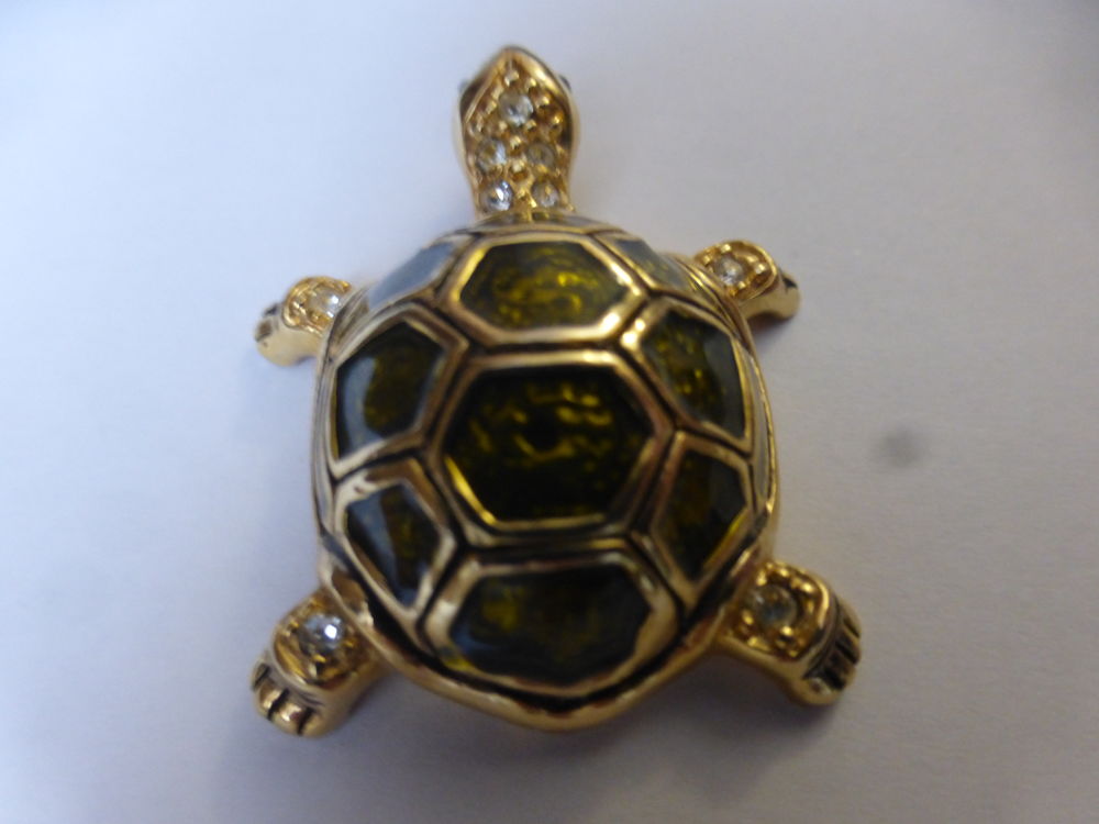 Bijoux tortue m&eacute;tal dor&eacute; Bijoux et montres