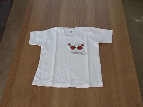 Tee-shirt manches courtes, PUNTA CANA, Blanc, 8�ans,TBE 4 Bagnolet (93)