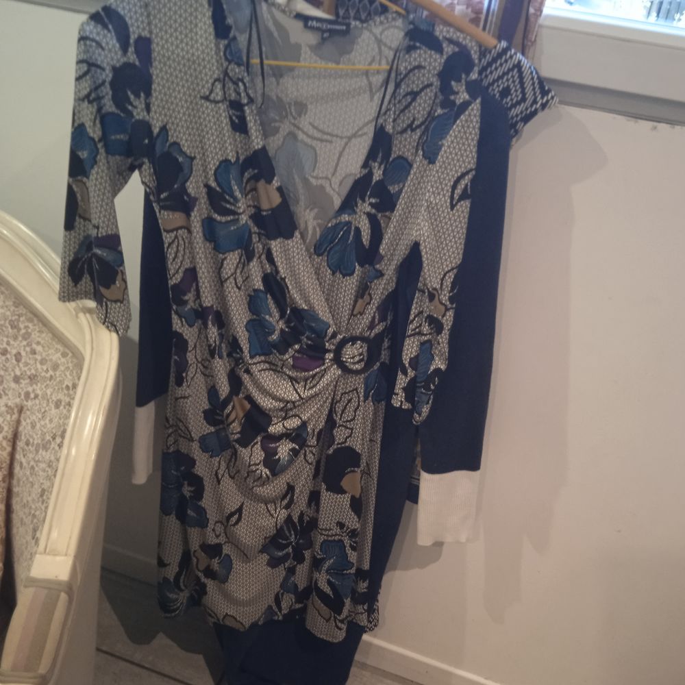 Robe cache coeur manches 3/4 marque mosquitos T 40 95 % visc Vêtements