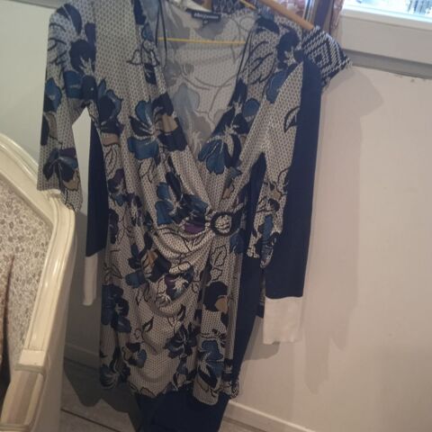 Robe cache coeur manches 3/4 marque mosquitos T 40 95 % visc 5 Saint-Rambert-d'Albon (26)
