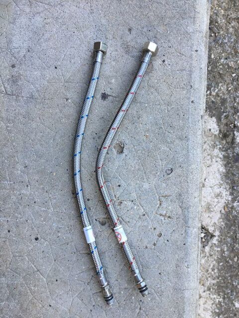 2 tuyaux flexibles inox pour robinet lavabo 9 Beauchamp (95)