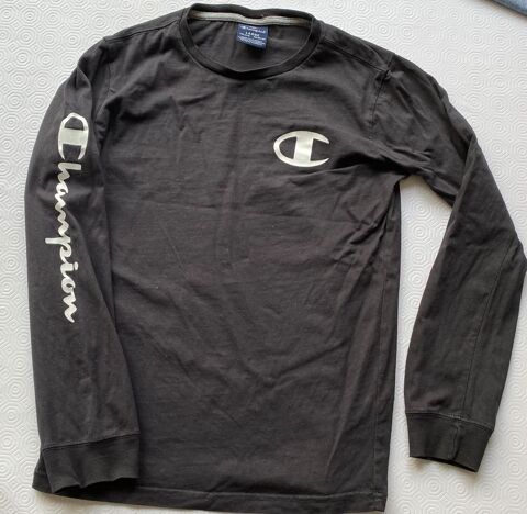 Lot de 2 tee shirts manche longues Champion noir T-shirt 15 Paris 20 (75)