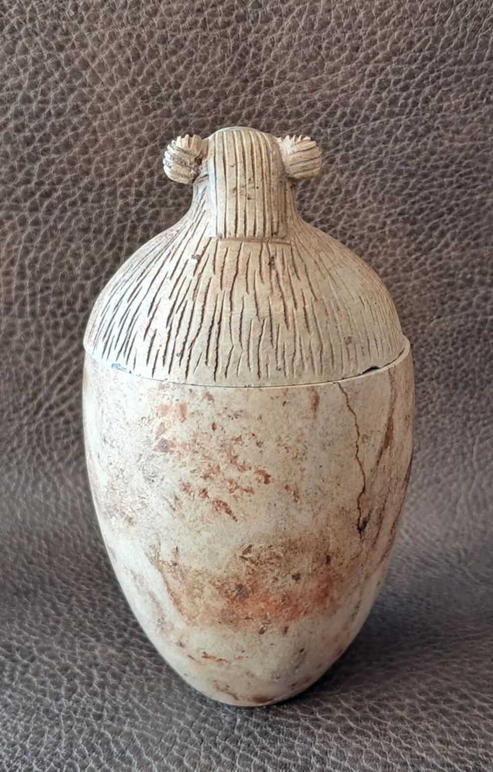 Petit vase canope &eacute;gyptien g&eacute;nie H&acirc;pi Décoration