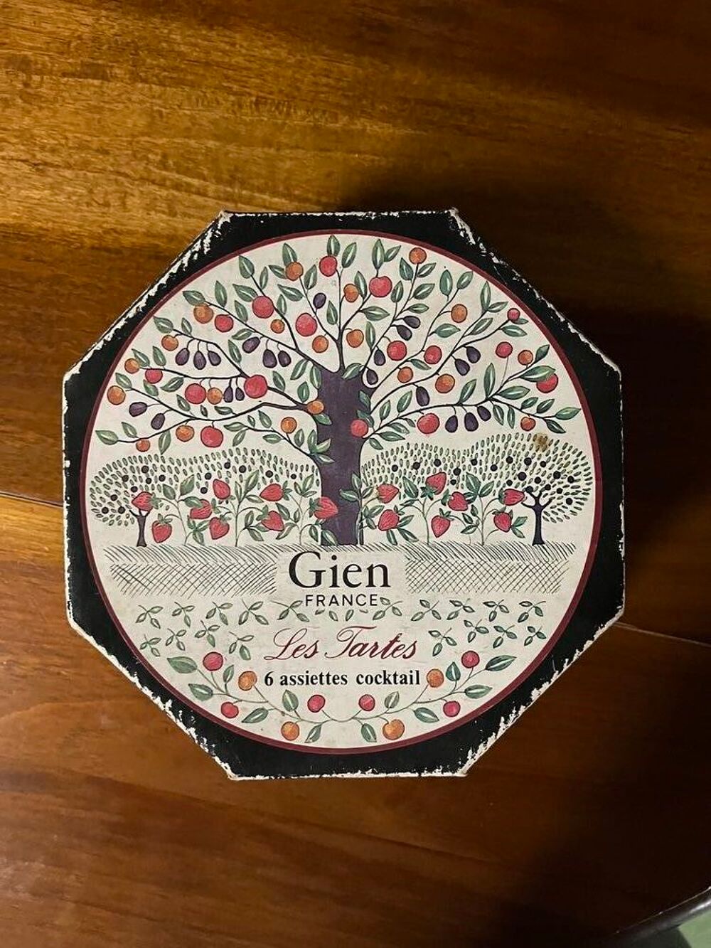 Assiettes &agrave; dessert porcelaine Giens Cuisine