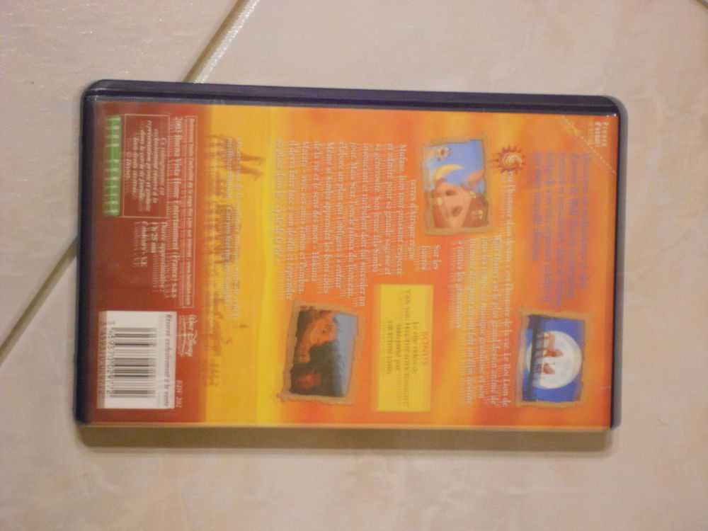 cassette vhs disney le roi lion DVD et blu-ray