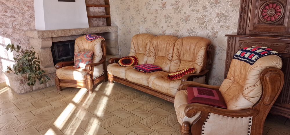 CANAP&Eacute; + 2 fauteuils Meubles