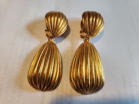 BO Clip stri�e LANVIN pendante dor�e 185 Vigneux-sur-Seine (91)