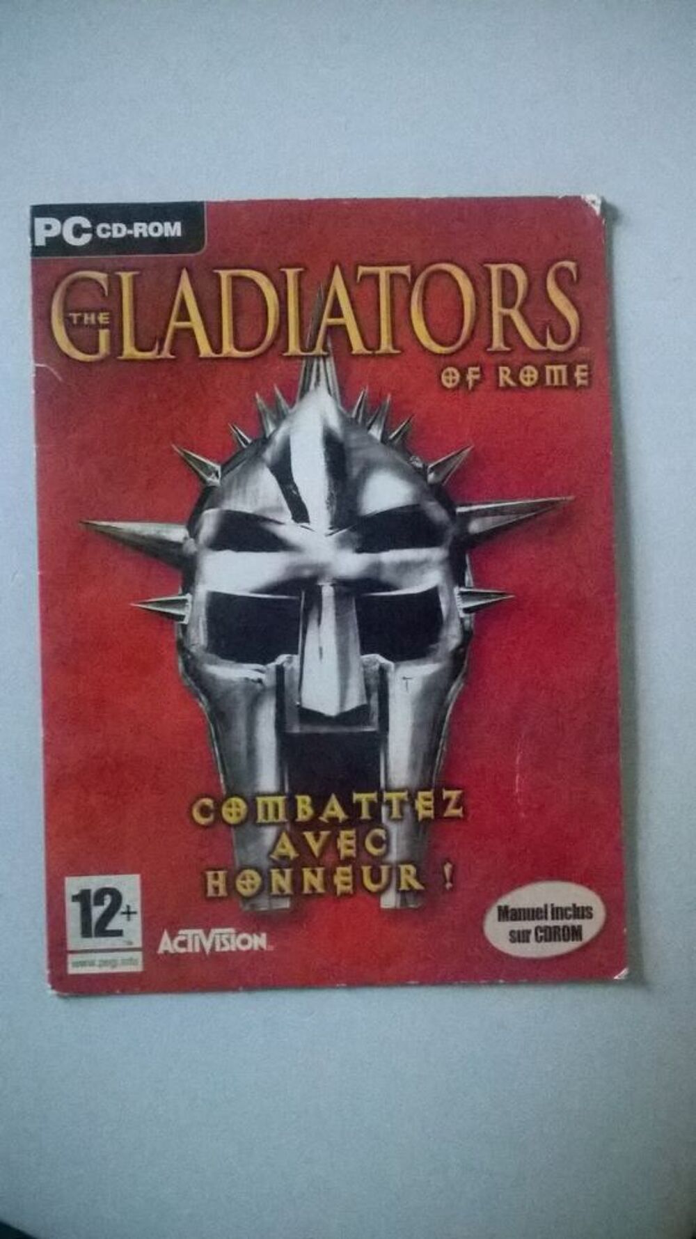 Jeux GLADIATOR 
pour PC 
Combat de gladiateurs 
Envoie da Consoles et jeux vidos
