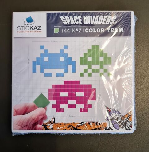 Space Invaders stickers Paris 16 (75)