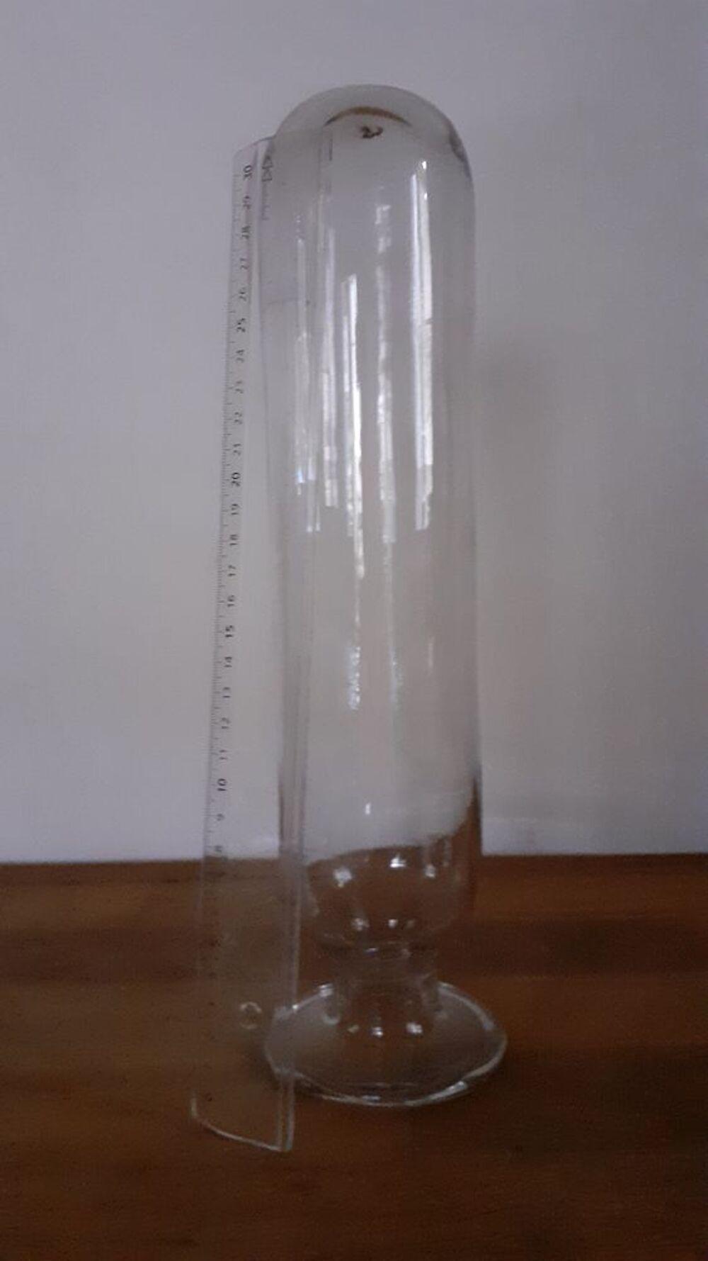 Grand r&eacute;cipient en verre &eacute;pais Décoration