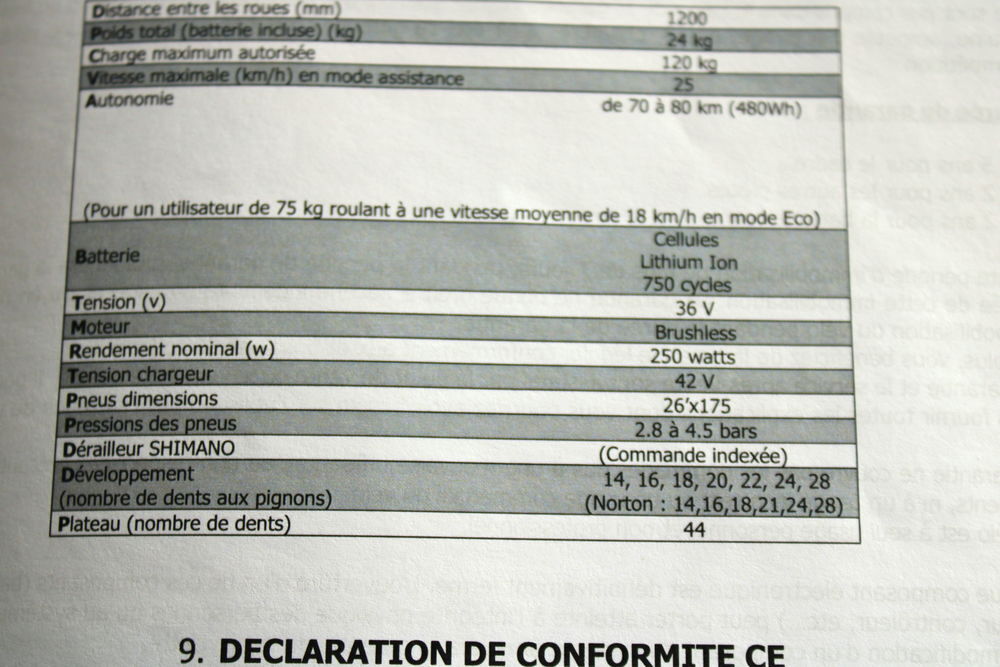 V.A.E neuf. marque N&eacute;o Mouv. Vélos