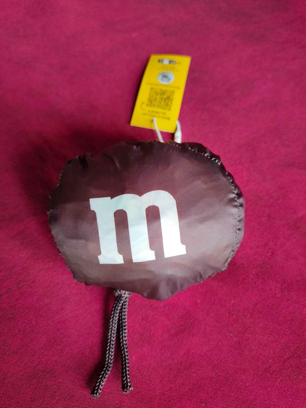 Sac neuf M&amp;Ms jaune et marron Maroquinerie