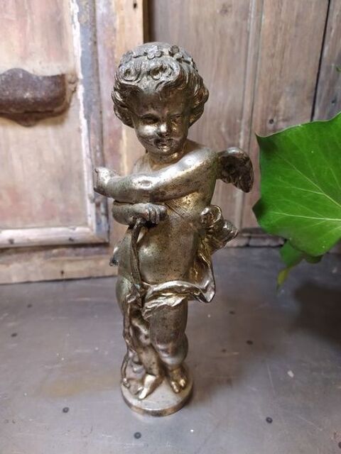 Angelot Cupidon Mtal Rgule ou Bronze Argent. 90 Loches (37)