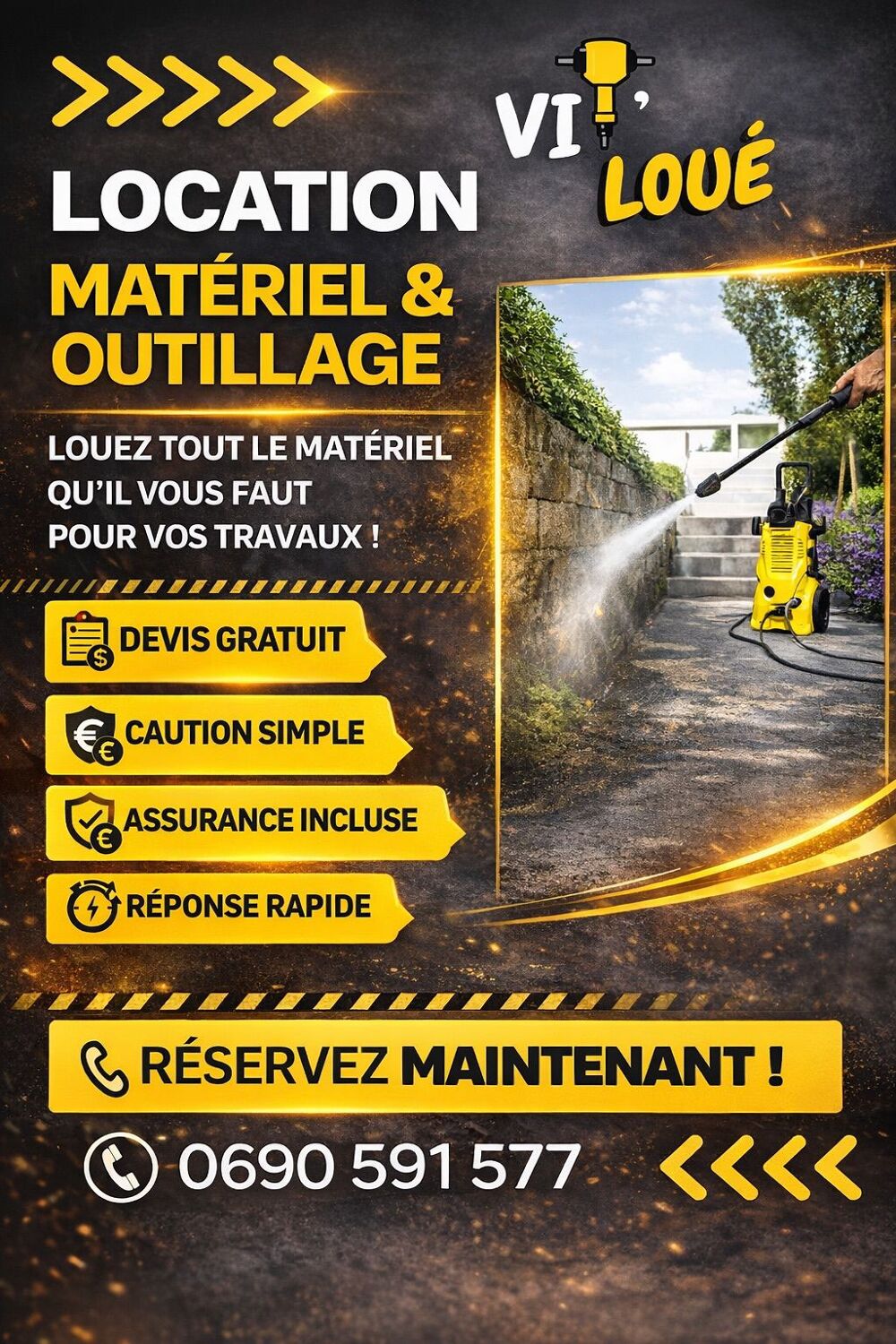   Louez le Matériel, Réalisez vos Travaux 