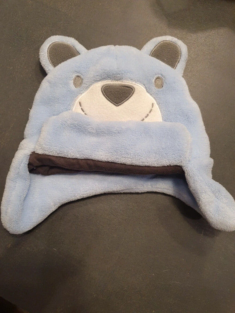 bonnet ourson bleu - 6/12 mois Vtements enfants