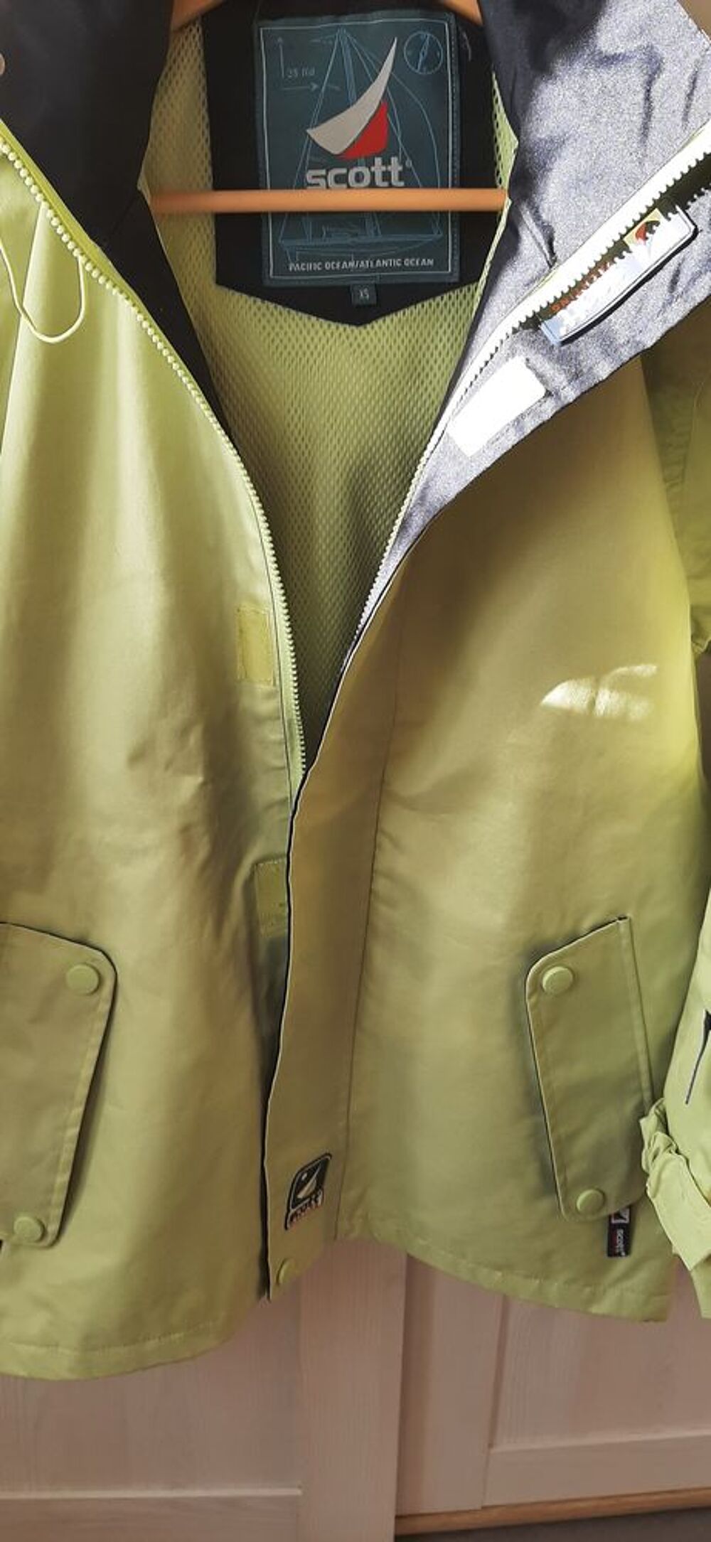 veste 3/4 coupe vent, Scott Vêtements