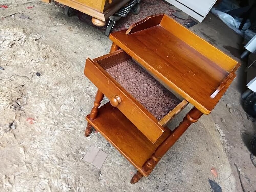 TABLE DE CHEVET EN BOIS 1 TIROIR Meubles
