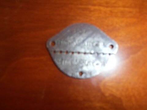 V�ritable plaque militaire (28a) 0 Tours (37)