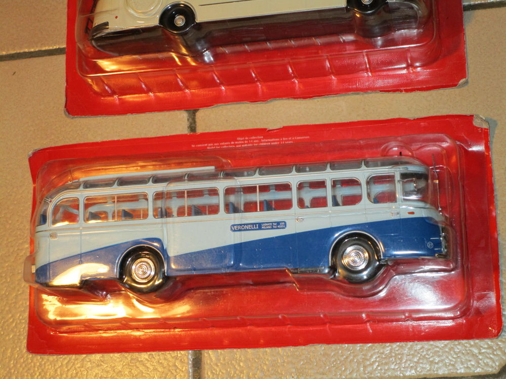 AUTOBUS MINIATURE"ISOBLOC 648DP--LANCIA ESATAU BIANCHI" Jeux / jouets