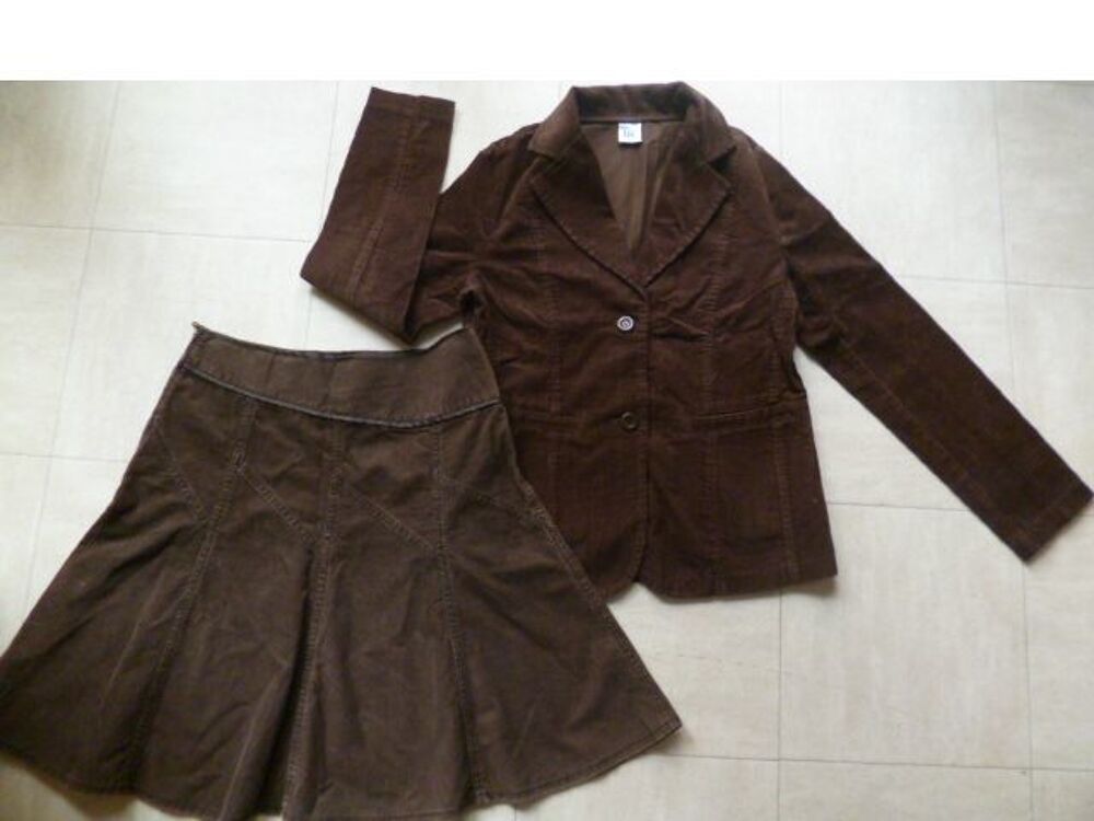 VESTES et JUPE en velours - 38 - zoe Vêtements