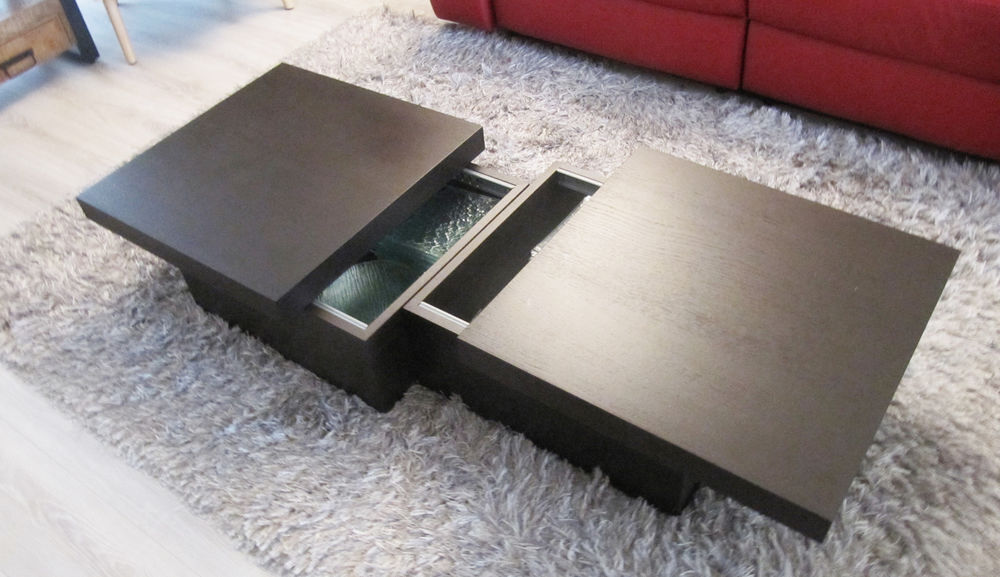 2 Tables basses-bar coulissantes Meubles