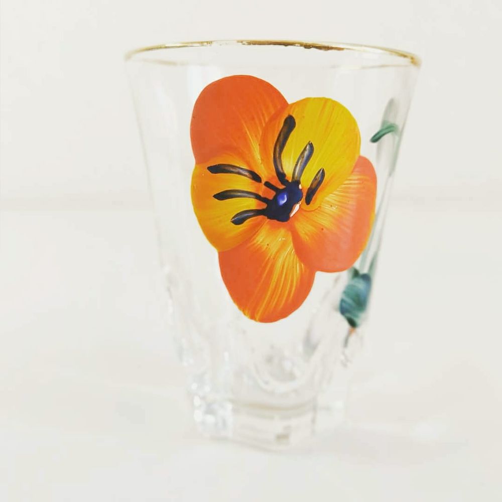 Ensemble de verre &agrave; shot vintage Décoration