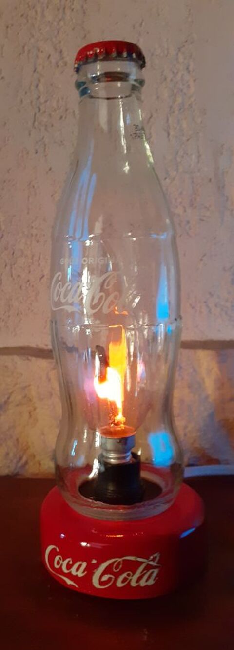 Lampe déco Coca-Cola ? Bouteille vintage lumineuse Beaucaire (30)