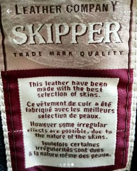 veste cuir Skipper 40 Montauban (82)