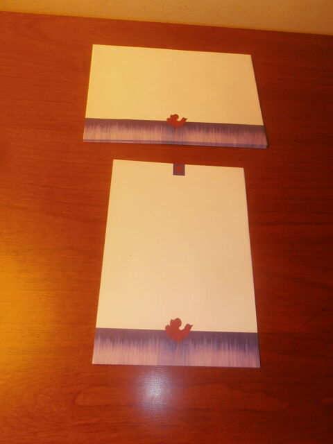 Cartes et enveloppes  fleurs rouges  (45) 2 Tours (37)