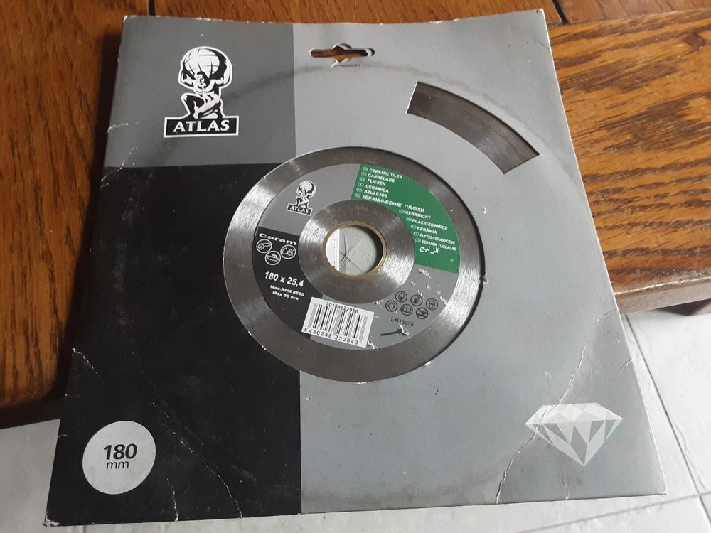Disque scie &agrave; carrelage Bricolage