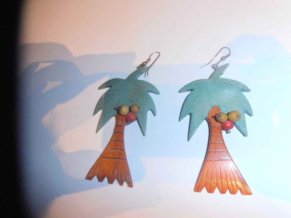 Boucles d'oreilles palmiers 28 (28b) Bijoux et montres
