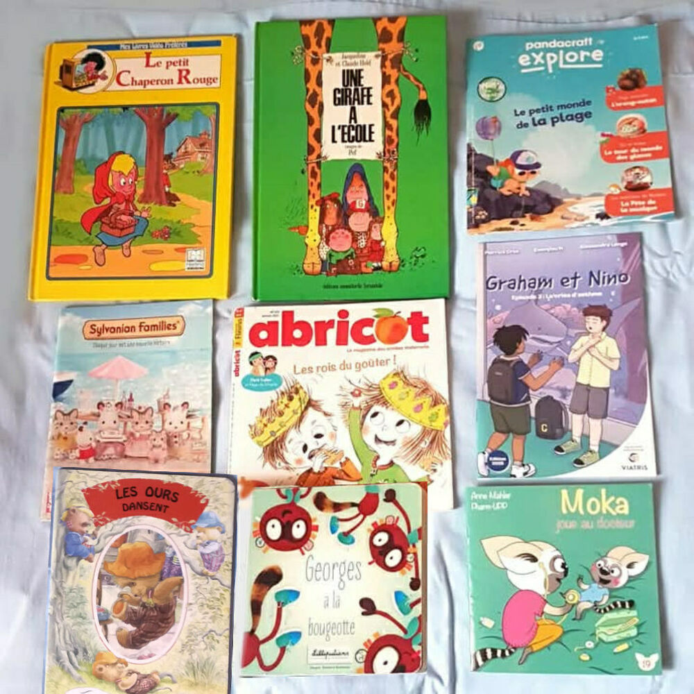 Lot 9 livres-magazines enfant Livres et BD